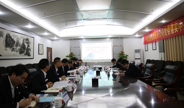 公司黨委召開落實(shí)中央紀(jì)委《工作建議》專題民主生活會(huì)